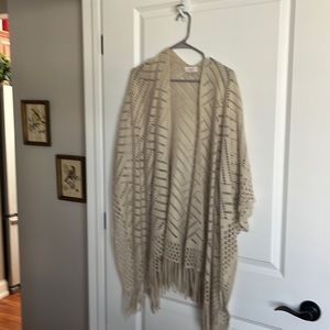 Poncho for spring and summer